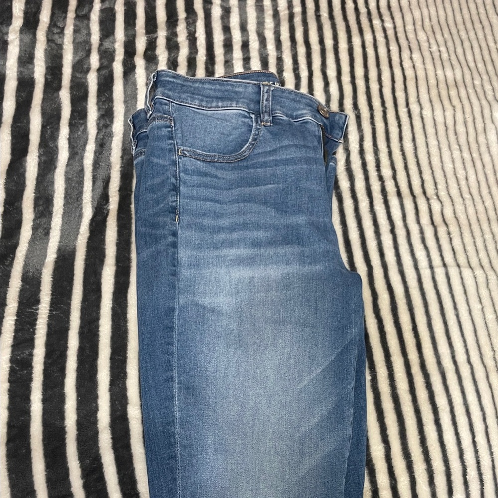American Eagle Outfitters Dark Blue Women's 12 LONG Jeggings